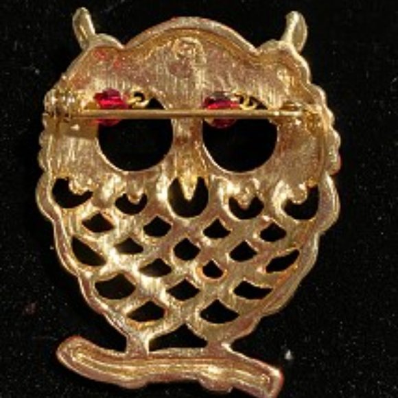 Owl fashion pin - Picture 2 of 2